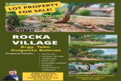 LOT FOR SALE :  Rocka Village , Guiguinto Bulacan
